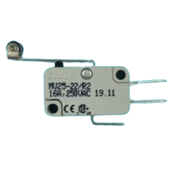 OBSOLETE Honeywell V5B010CB1E 16a Microswitch with roller lever actuator